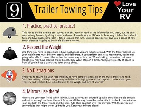 Trailer Towing Tips Infographic