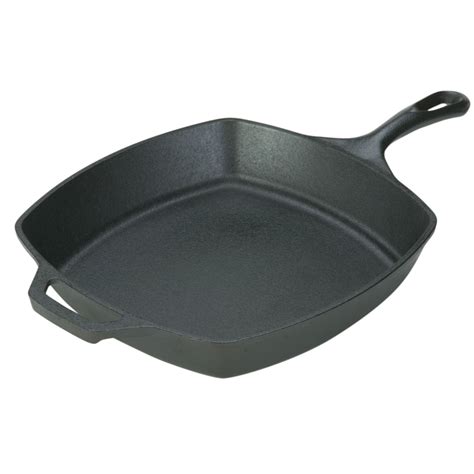 Lodge L8SQ3 10.5 Inch Square Cast Iron Skillet - Walmart.com