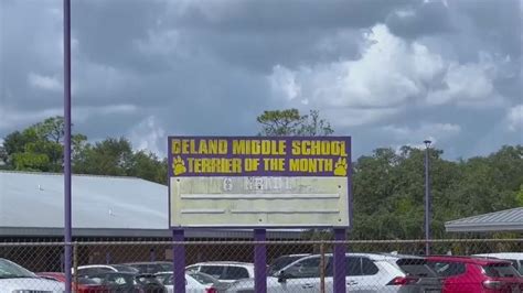 Arrestan a estudiante de DeLand Middle School por portar un arma en su mochila | Video ...