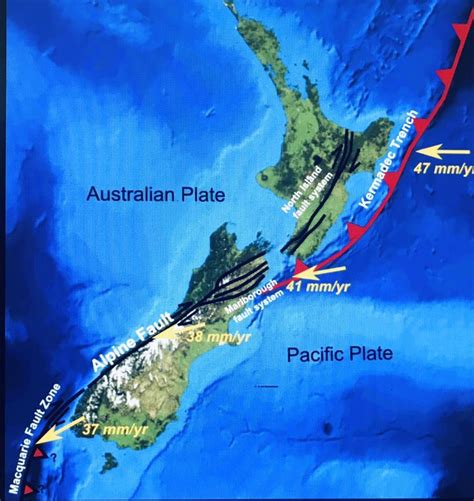 NZ Tectonics | Geology, Plate tectonics, Earth science