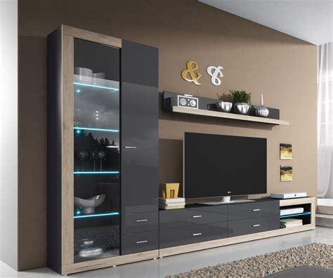 Wall unit Tessa 2 | Wall cabinets living room, Living room wall units, Modern tv wall units