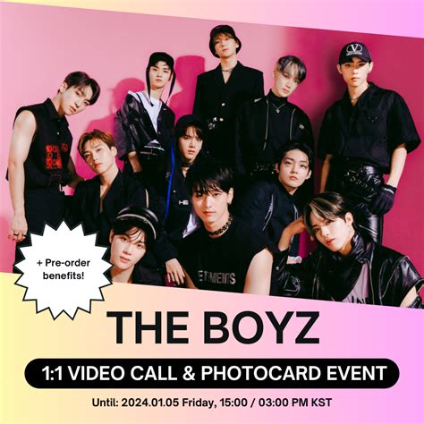 [1:1 VIDEO CALL EVENT BY MINIRECORD 0107] THE BOYZ 2ND ALBUM [PHANTASY ...