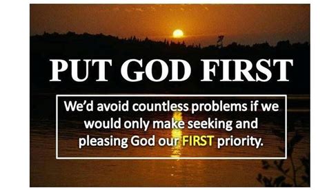 Put God First Quotes. QuotesGram