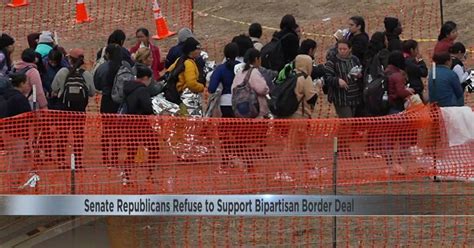 Senate Republicans refuse to support bipartisan border deal | News ...