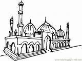 Masjid Coloring Pages At GetColoringscom  Free Printable Colorings sketch template
