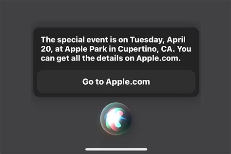 Siri Reveals the Date and Location of Apple’s Upcoming Event - Visualistan