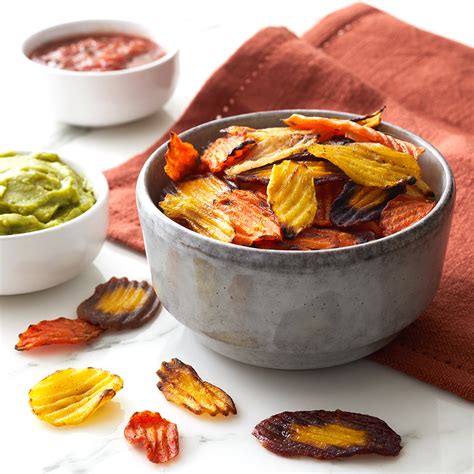 Baked Rainbow Carrot Chips | Cal-Organic Farms