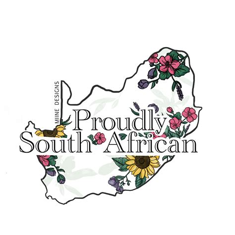 Proudly South African Sticker – MiineDesigns