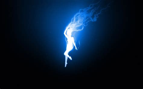 Wallpaper : digital art, women, fantasy art, artwork, lightning, blue ...