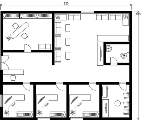 Free Office Floor Plan - floorplans.click