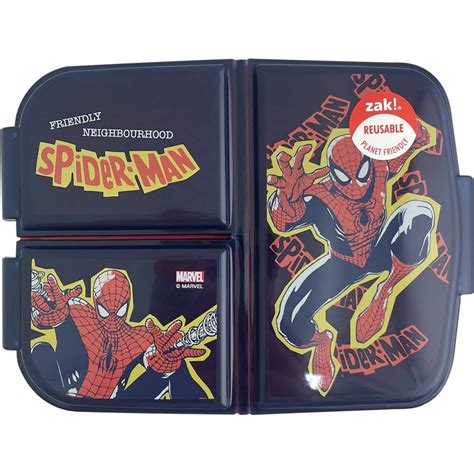 Spider-Man Multi Compartment Lunch Box | BIG W