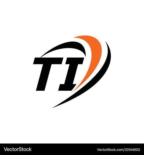 Ti monogram logo Royalty Free Vector Image - VectorStock