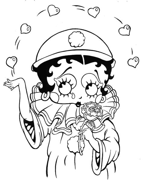 Betty Boop #25929 (Cartoons) – Free Printable Coloring Pages