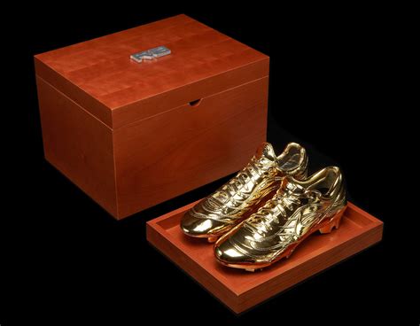 Golden Nike Mercurial Soccer Boots for Ronaldo