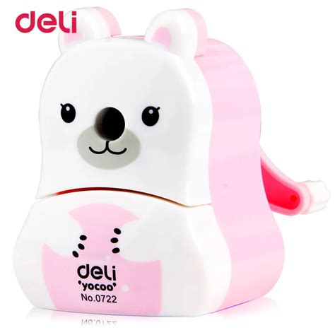 Deli 0722 Cute Pencil Sharpener Stationery mechanical Pencil school ...