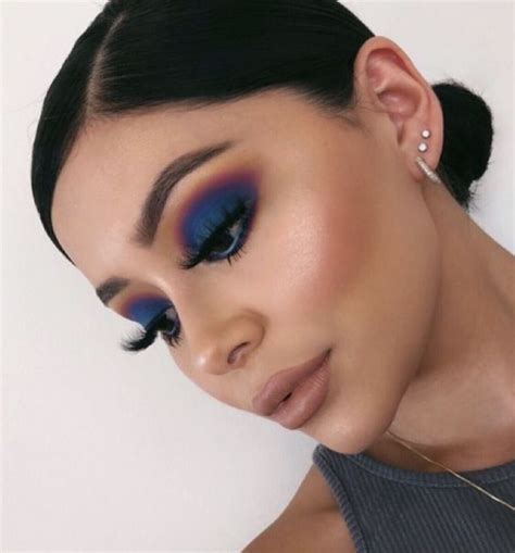 follow @julianadawdyyy for more like this | Blue makeup, Makeup, Eye makeup