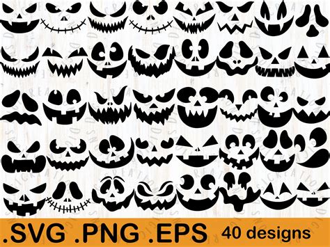 PUMPKIN CARVING SVG Bundle of 40 Pumpkin Carving Stencil - Etsy Australia