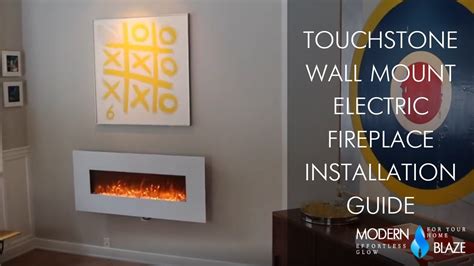 Touchstone Electric Fireplace Installation