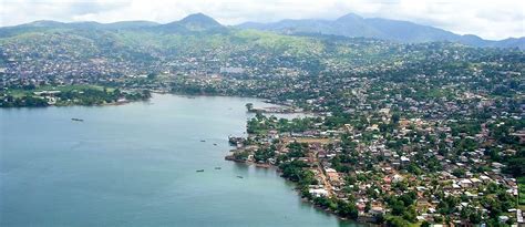 Map Of Freetown Sierra Leone | Cities And Towns Map