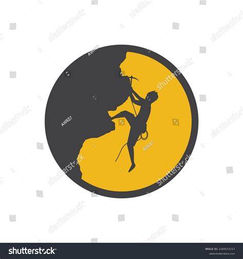 Rock Climbing Logo Vector Flat Design Stock Vector (Royalty Free) 2160572117 | Shutterstock