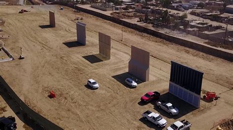 See All 8 Prototypes for Trump's 'Big, Beautiful' Border Wall