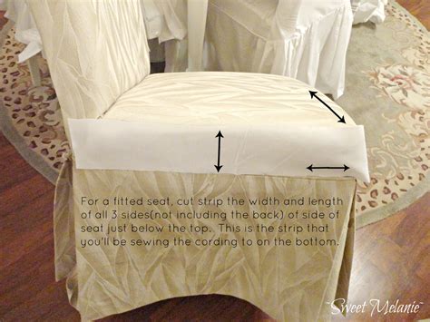 ~Sweet Melanie~: How to make a dining chair slipcover