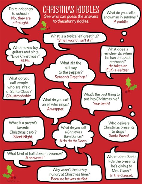 Funny Riddles Christmas - Funny Riddles