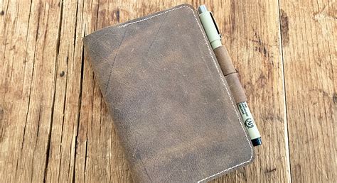 How to Make a Leather Notebook Cover - WeAllSew