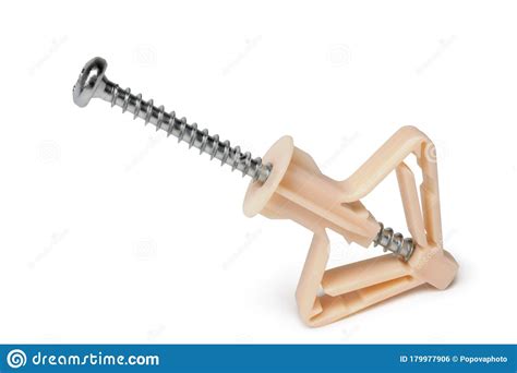 With Plastic Anchor for Wall Stock Photo - Image of bolt, fastening: 179977906