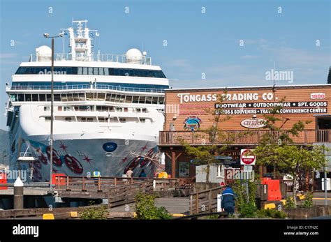 Ketchikan, Alaska. Cruise terminal Ketchikan, Southeast Alaska Stock ...