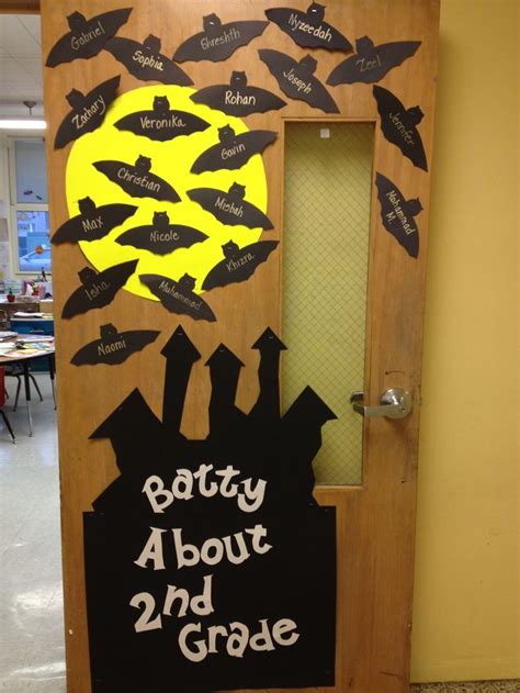 school library decoration ideas | Halloween classroom decorations ...