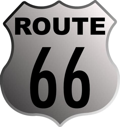 Route 66 clip art Free vector in Open office drawing svg ( .svg ...