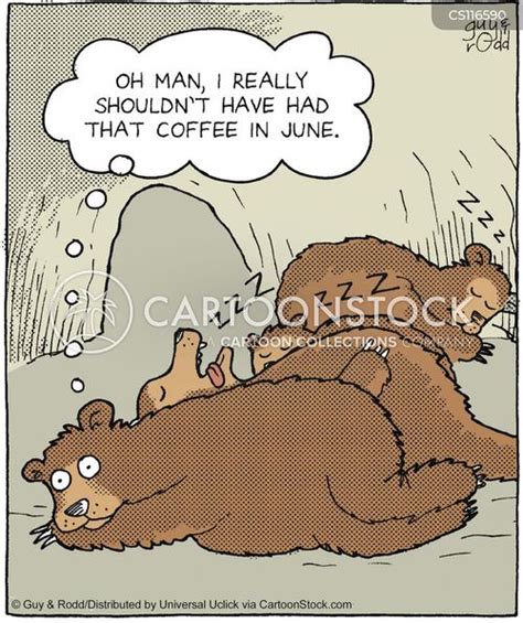 Hibernating Bear Cartoon