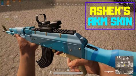 ASHEK'S NEW AKM SKIN - PLAYERUNKNOWN'S BATTLEGROUNDS (PUBG) - YouTube