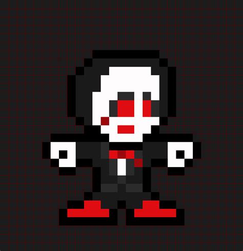 Billy (Saw) | Horror icons, Pixel art, Pixel drawing