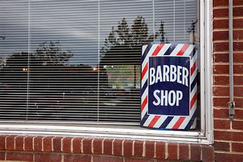 Barber Shop Window Stock Photos, Pictures & Royalty-Free Images - iStock