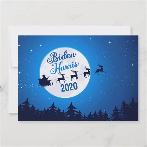 Joe Biden Kamala Harris 2020 Christmas Holiday Card | Zazzle