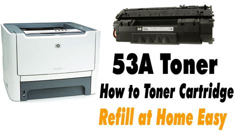 How to refill 53A cartridge 2023 | hp 53A toner refilling | easy refill ...