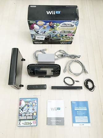 Amazon.com: Nintendo Wii U Deluxe Console Set: New Super Mario Bros- U ...