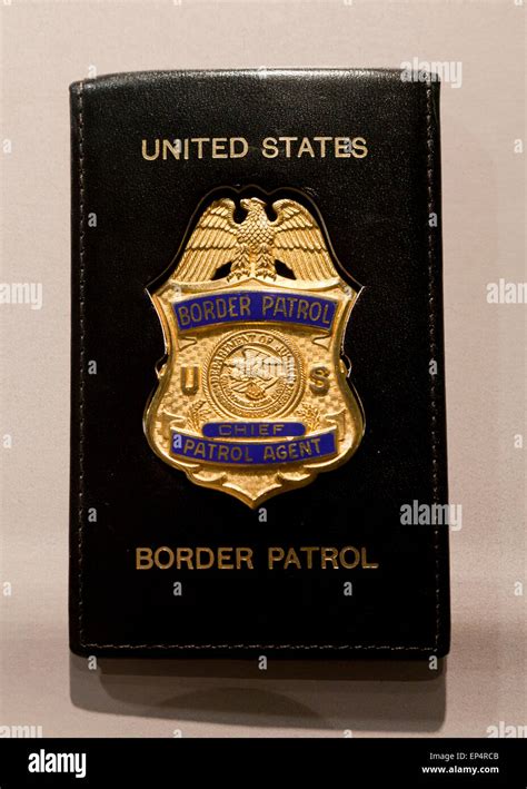 US Border Patrol badge - USA Stock Photo - Alamy