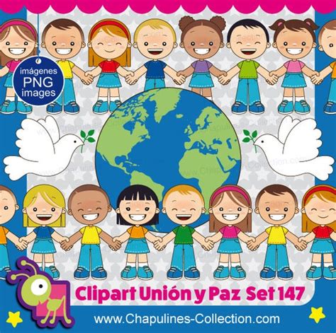 Union and Peace Clipart United Nations Day Kids Clipart | Etsy