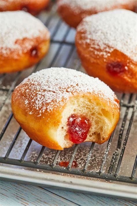 Hanukkah Jelly Donut (Sufganiyah) - Gemma’s Bigger Bolder Baking