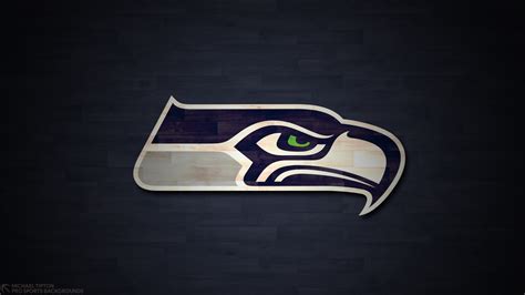 Seattle Seahawks Logo In Blue Background 4K HD Seattle Seahawks ...