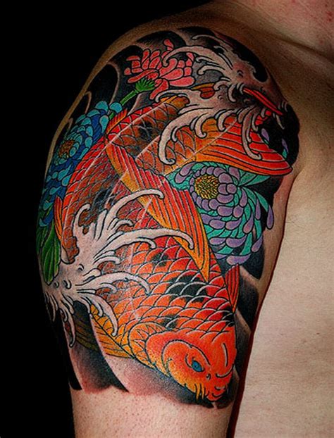 Cool Tattoo Design Ideas | traditional japanese koi fish tattoo | Japanese koi fish tattoo, Koi ...