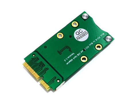 NEW Mini PCI Express Adapter For 3G 4G Module with USIM Slot MINI PCI E to Mini PCI E Riser Card ...