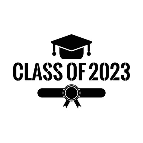 Class of 2023. Graduation banner for high school, college graduate ...