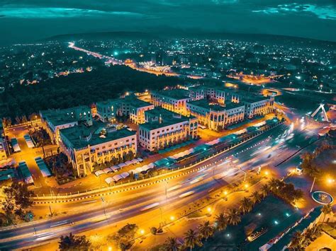 Stunning View of Bamako City at Night