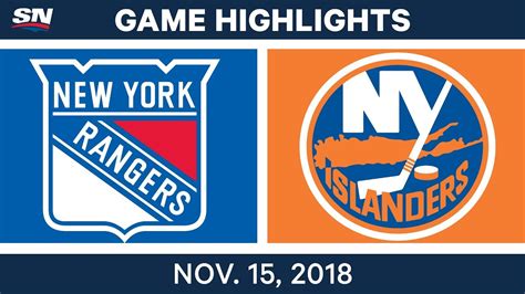 NHL Highlights | Rangers vs. Islanders – Nov. 15, 2018 - YouTube