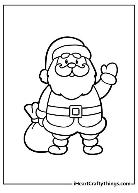 Coloring Pages Of Santa