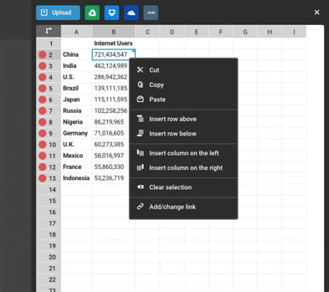 add links to charts - Infogram